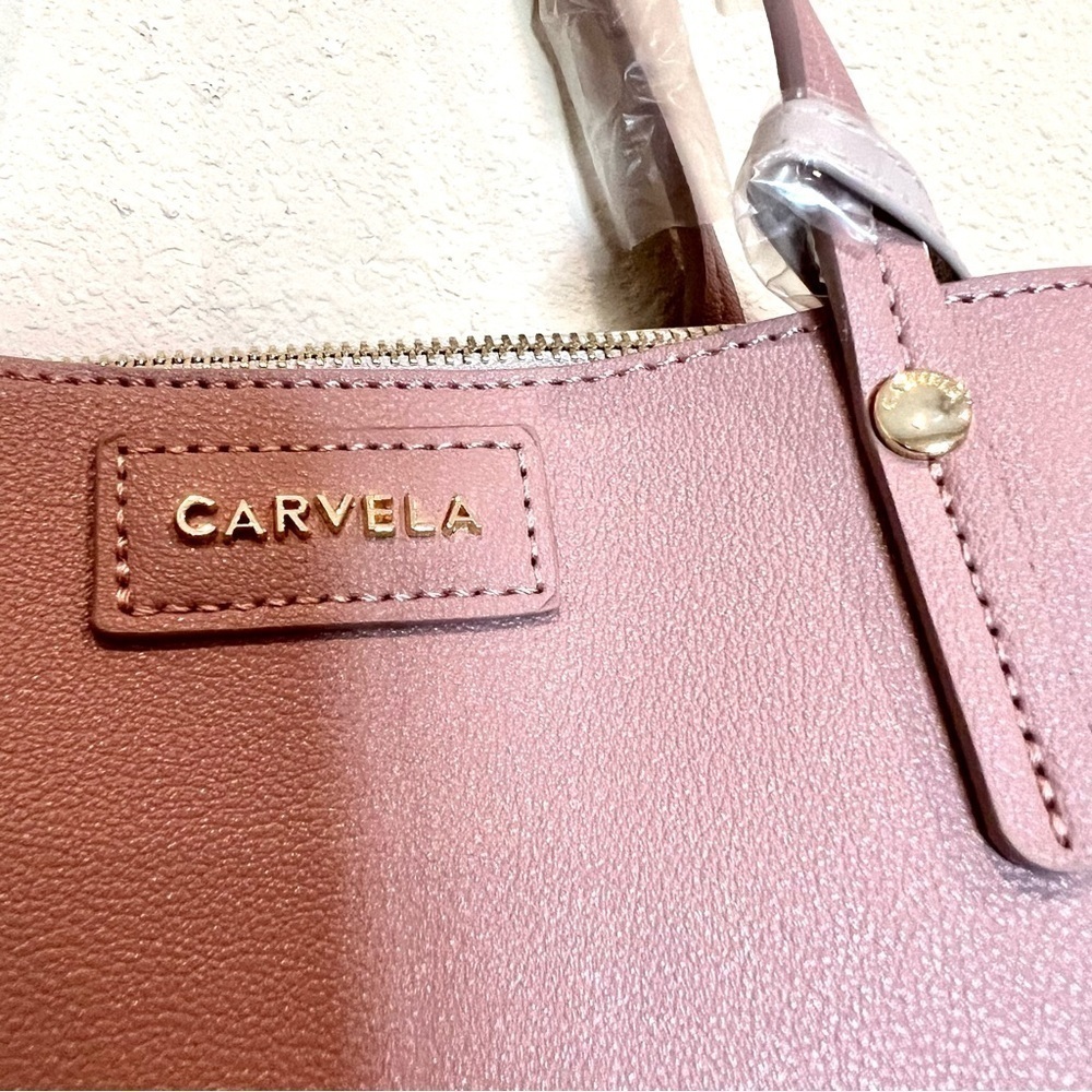 NWT Carvela Kurt Geiger Freya 2 Triple Tote Bag Blush pink with 2 wallets set - Picture 6 of 13